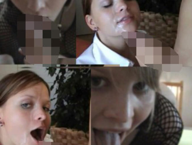Sexy Anne Porno Video: Facial Compiliation..!